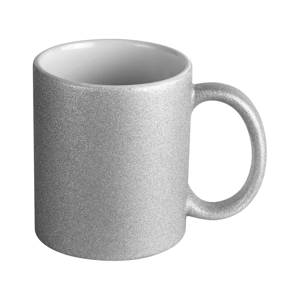 11 oz Coffee Mug - Silver – Blank Sublimation Mugs