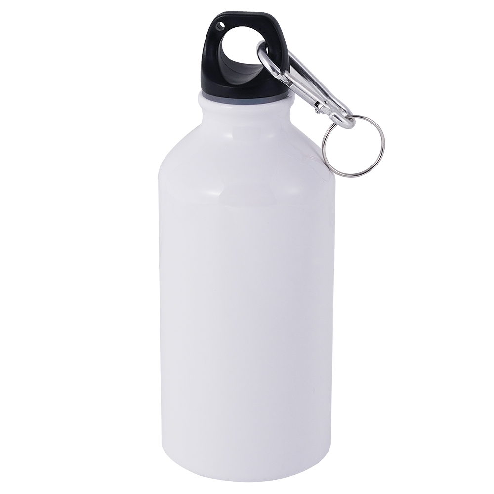400ml Sublimation Aluminum Sports Water Bottle (White)