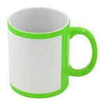 Fluorescent Mug-white patch-Green 1
