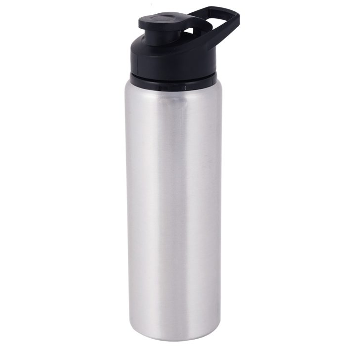 600 ml Portable Aluminum Water Bottle silver 1
