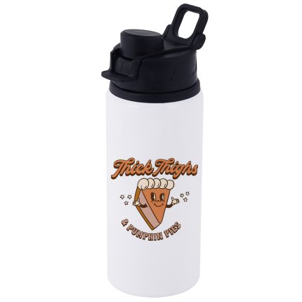 600ml Aluminum Water Bottle with Black Buckle 2
