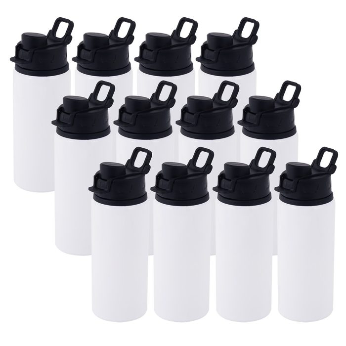 600ml Aluminum Water Bottle with Black Buckle 4
