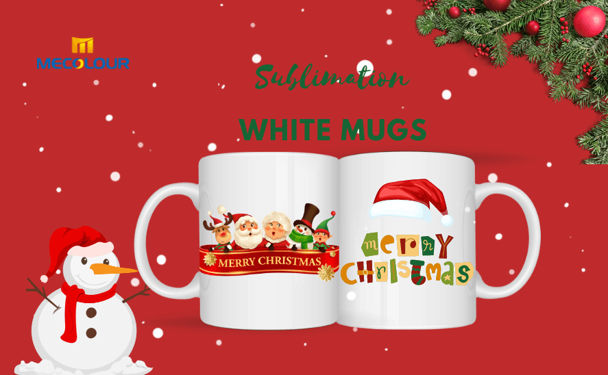 sublimation white mugs