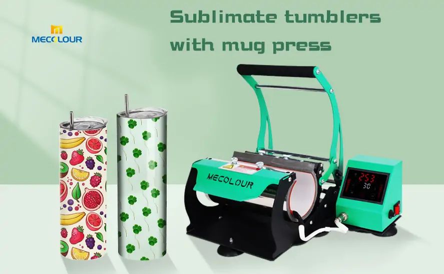 sublimate tumblers with mug press