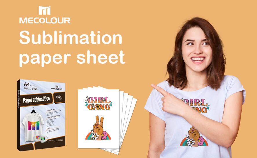 Sublimation paper sheet