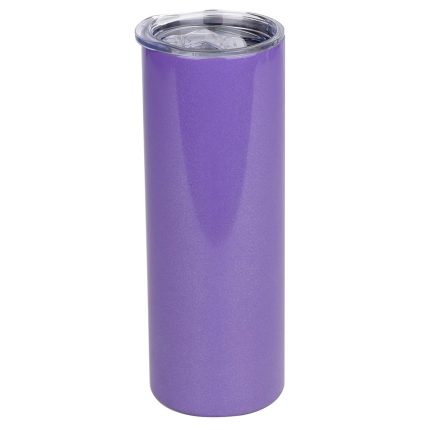 30oz Purple Stainless Steel Skinny Tumbler-1
