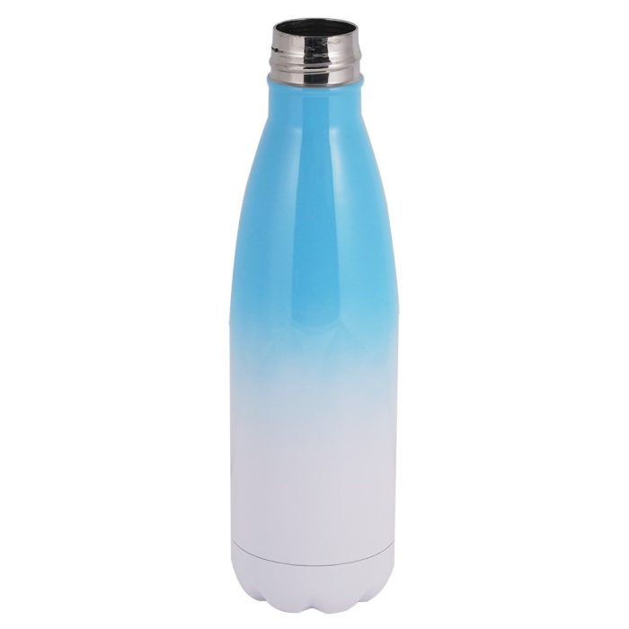 500ml Cola Shaped Bottle Gradient blue-2