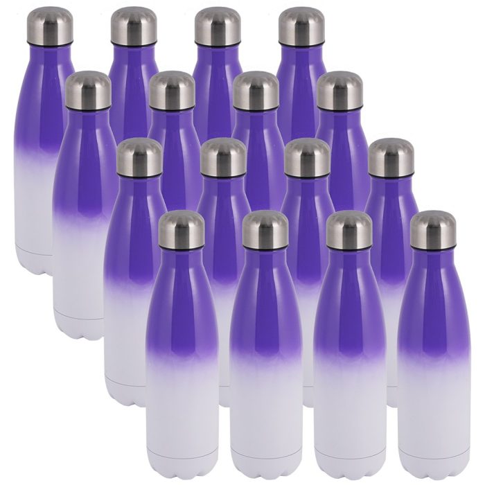 500ml Cola Shaped Bottle Gradient purple-4