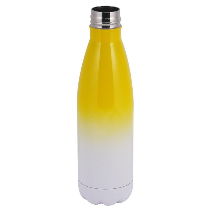 500ml Cola Shaped Bottle Gradient yellow-2