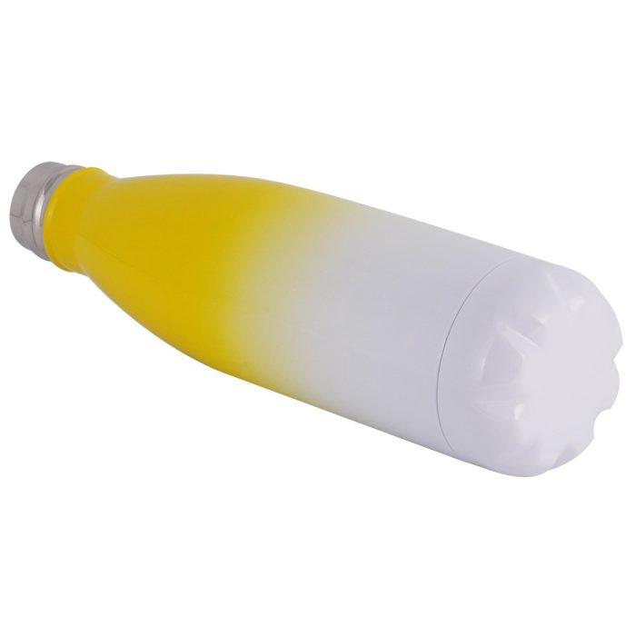 500ml Cola Shaped Bottle Gradient yellow-3