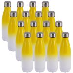 500ml Cola Shaped Bottle Gradient yellow-4