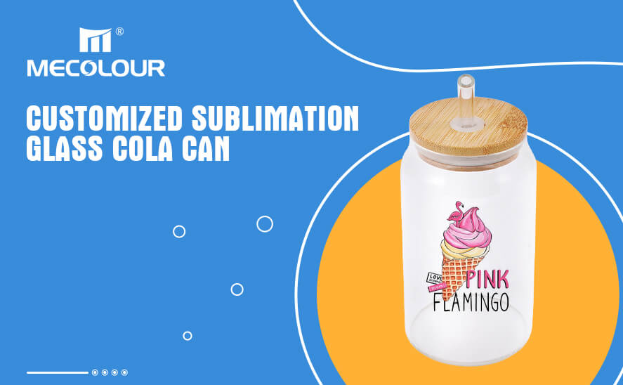 Customized Sublimation Glass Cola Can