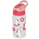 500ml kids aluminum water bottle with red cover-5