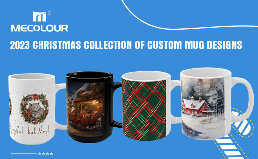 2023 Christmas collection of custom mug designs