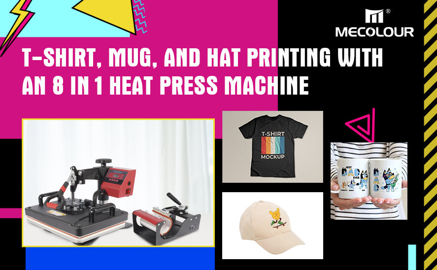Printing with 8 in 1 Heat Press Machine