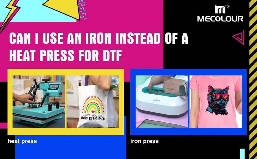 Can I Use an Iron Instead of a Heat Press for DTF