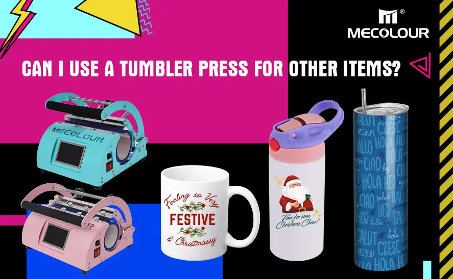 Can I use a tumbler press for other items